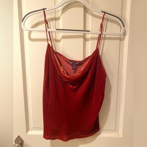 NWT Banana Republic Velvet Cowl Neck Cami